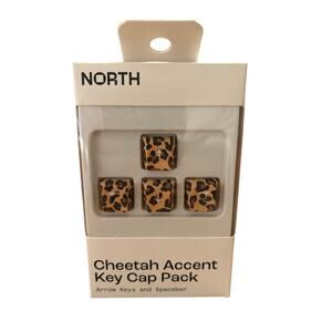 New North Cheetah Accent Key Cap Pack for Keyboard Key Covers Arrows Spacebar